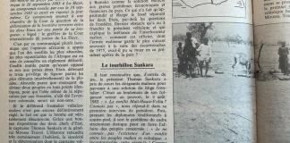 Mali-Haute-Volta : La fin d’un conflit Frontalier ? Mohamed Maïga. 07/12/1983. AA N°310 1_1 07 12 1983